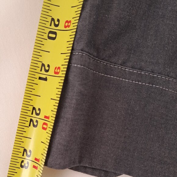 Dickies Work Shirt Mens Size 2XL Long Sleeve Button Up Charcoal Color - Picture 8 of 10